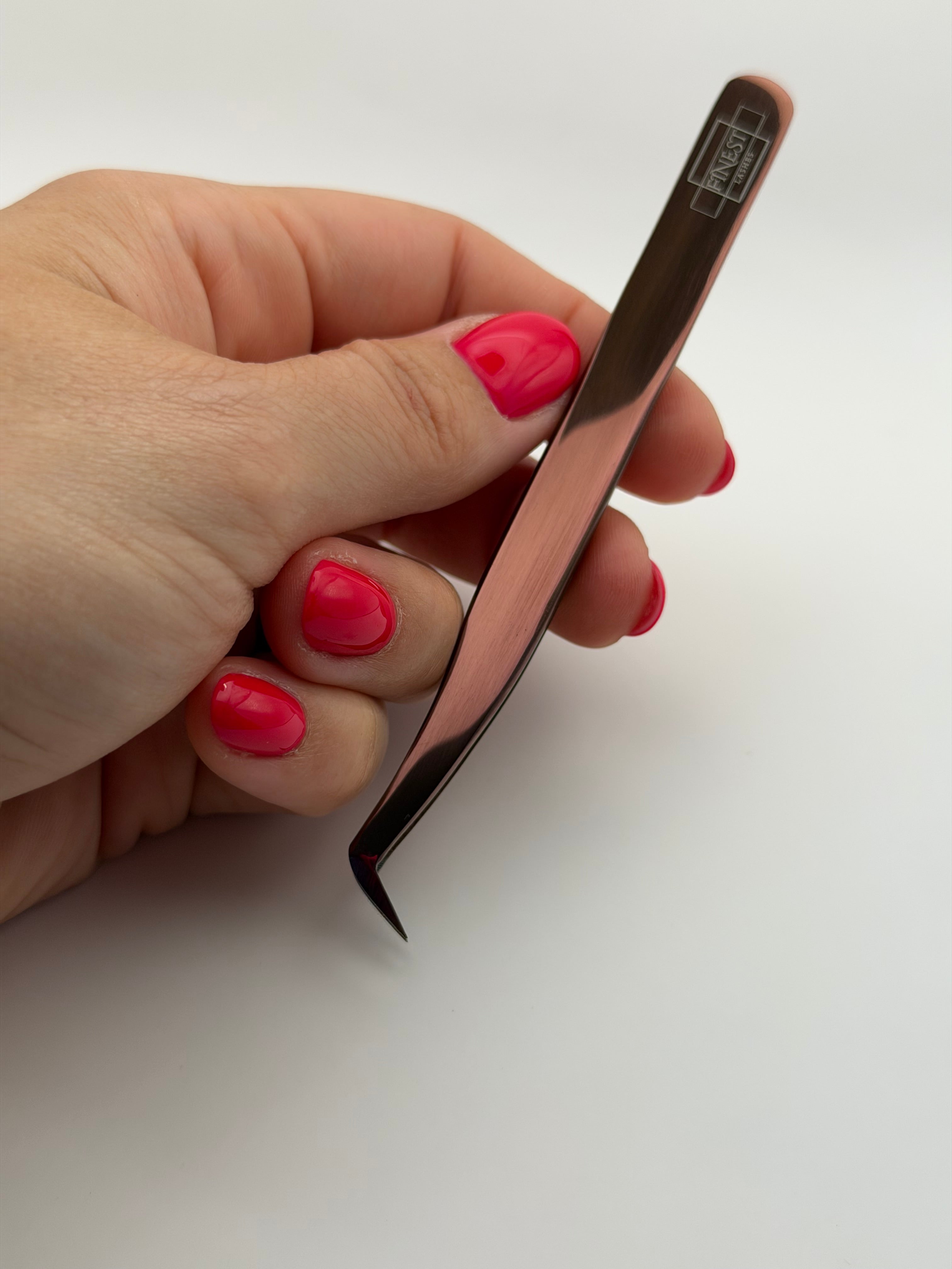 L-Shape All-Rounder Pincet – Rose Gold