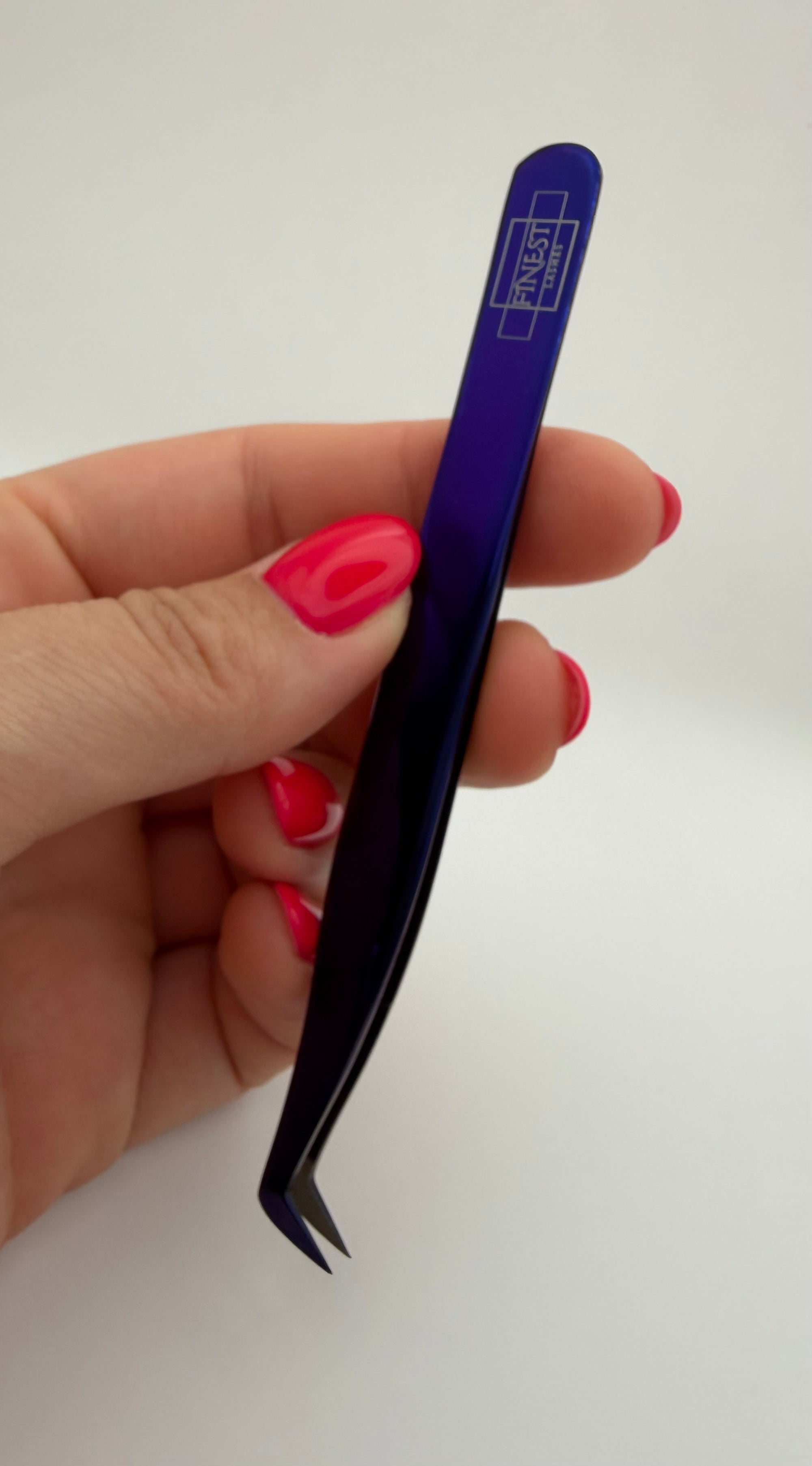 45° Slim Volume Pincet – Purple Metallic (Micro grip)